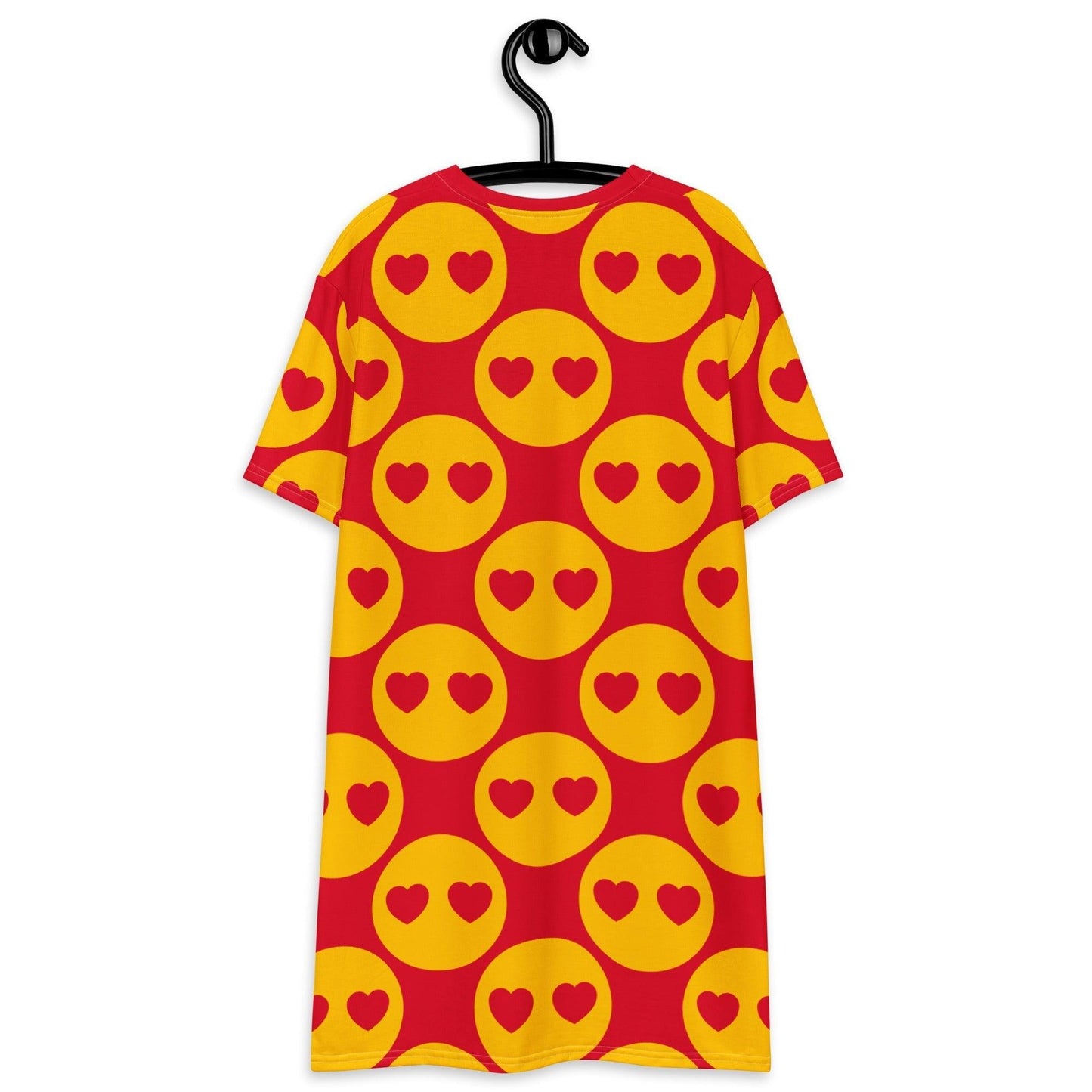 T-shirt dress - SUPERHAPPY - Sunshine and hearts print
