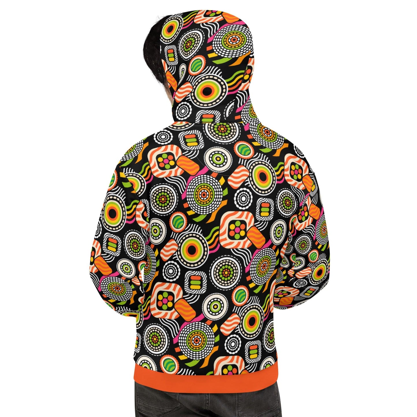 Hoodie - SUSHIPOPS - Colorful sushi print