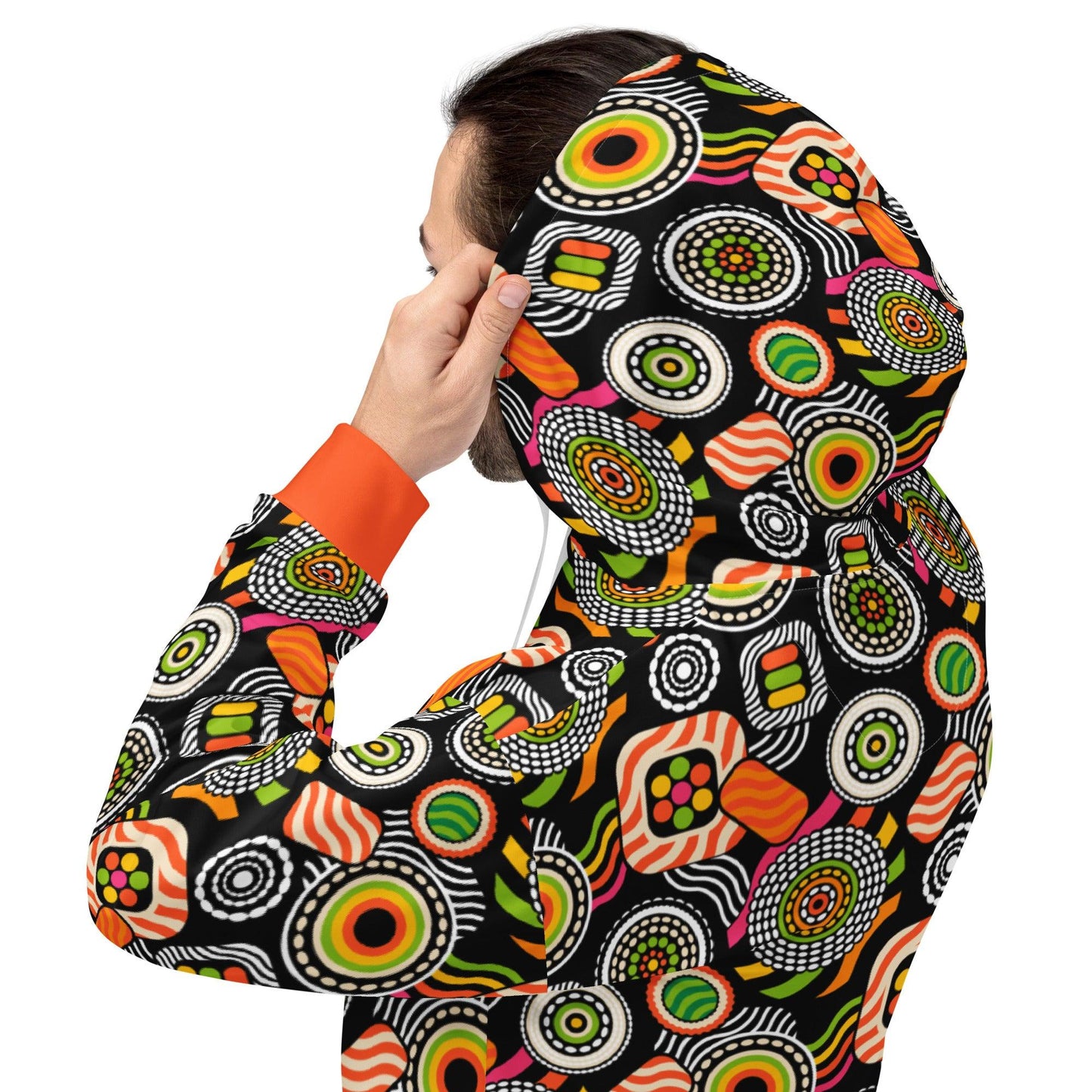 Hoodie - SUSHIPOPS - Colorful sushi print