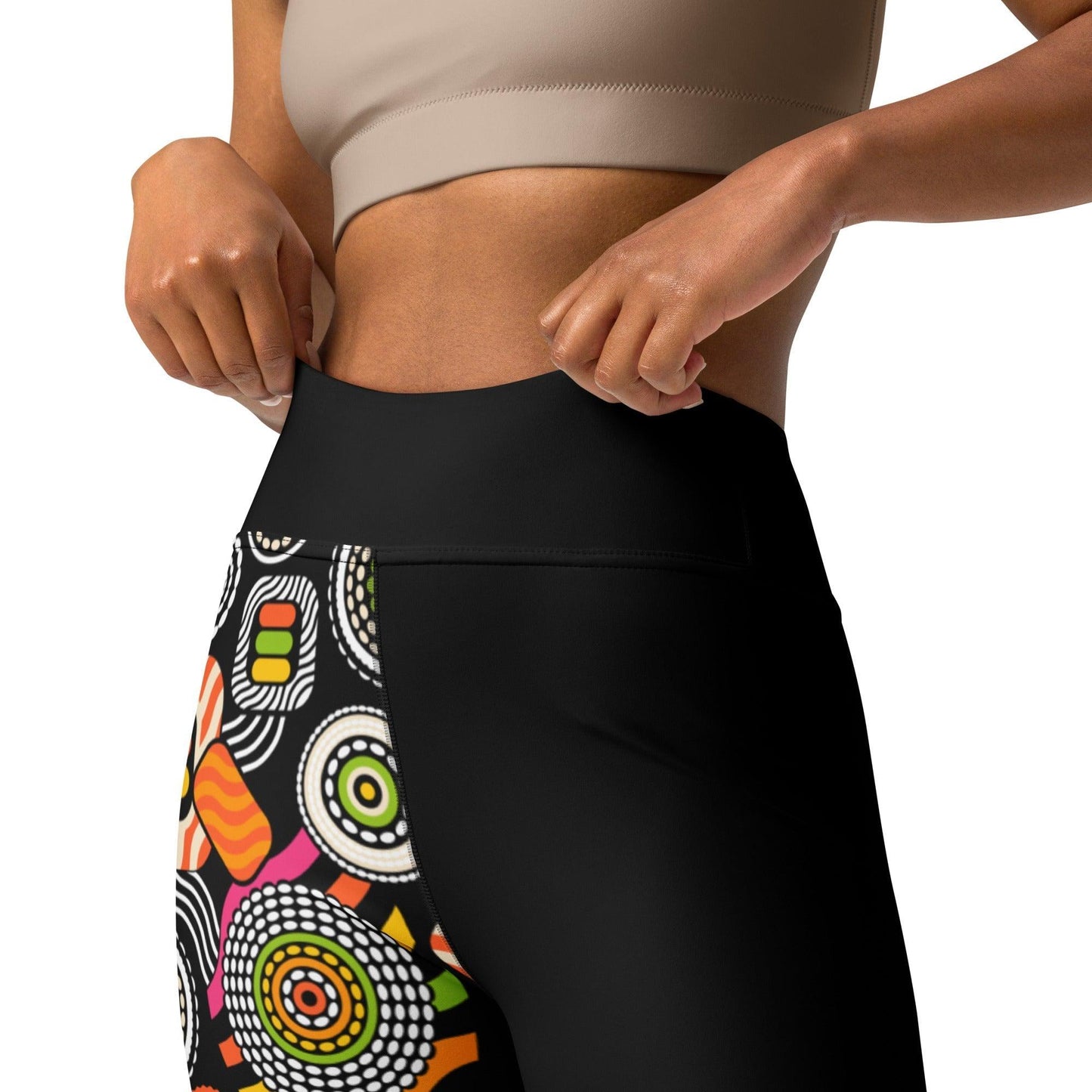 Yoga leggings - SUSHIPOPS - Colorful sushi print