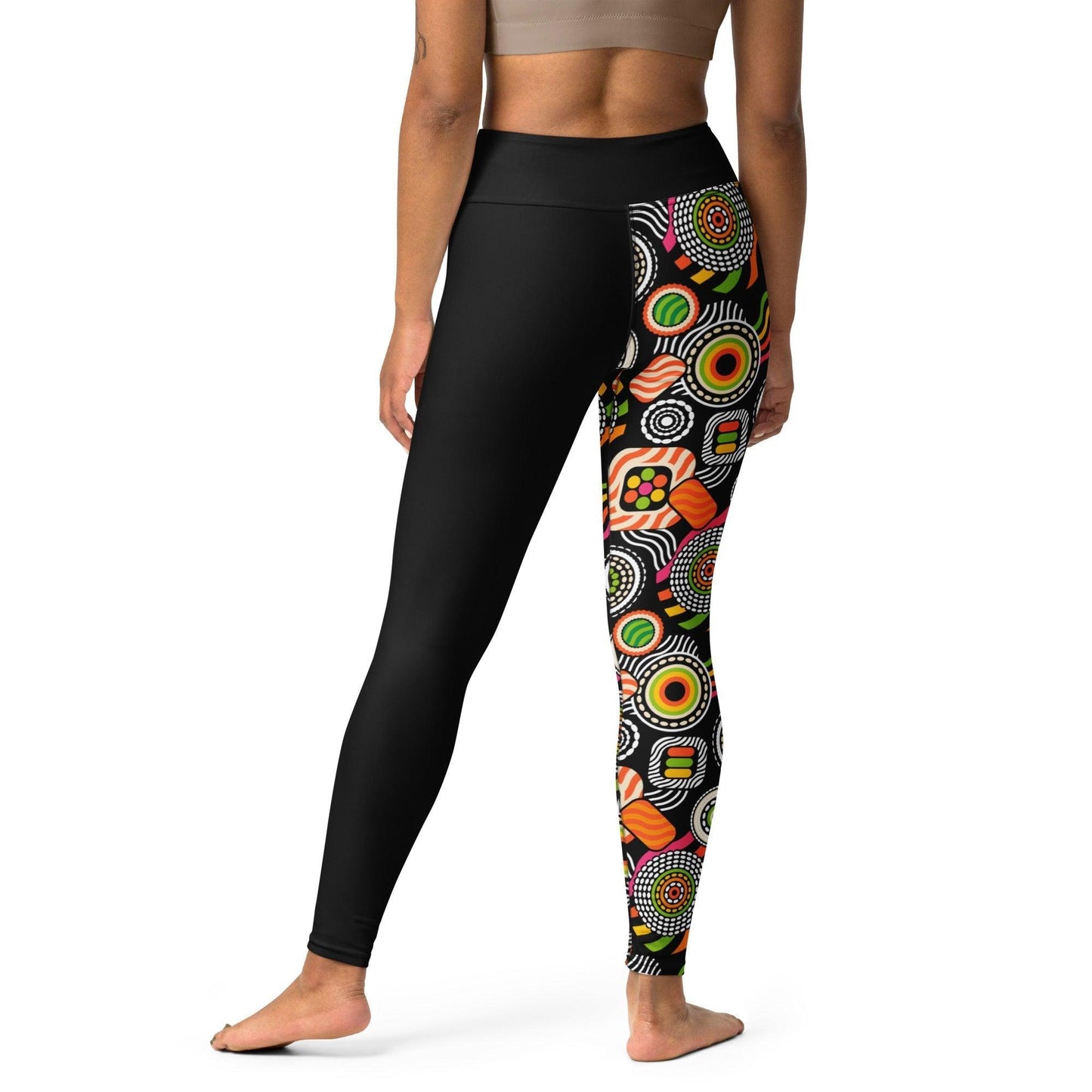 Yoga leggings - SUSHIPOPS - Colorful sushi print