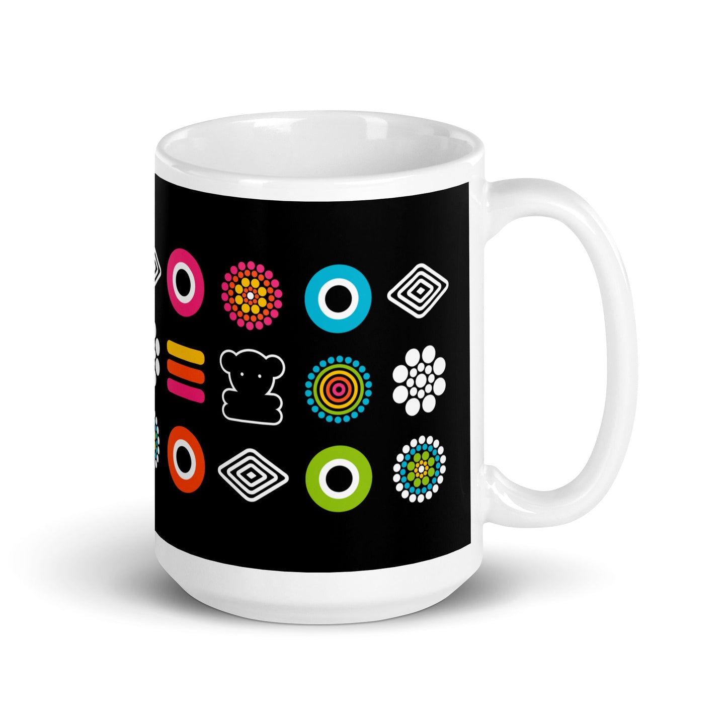 Mug - SWEET CANDY - Colorful candy print 15 oz