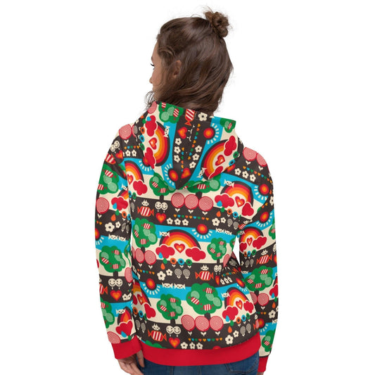 Hoodie - SWEET DAYS - Vintage candy print