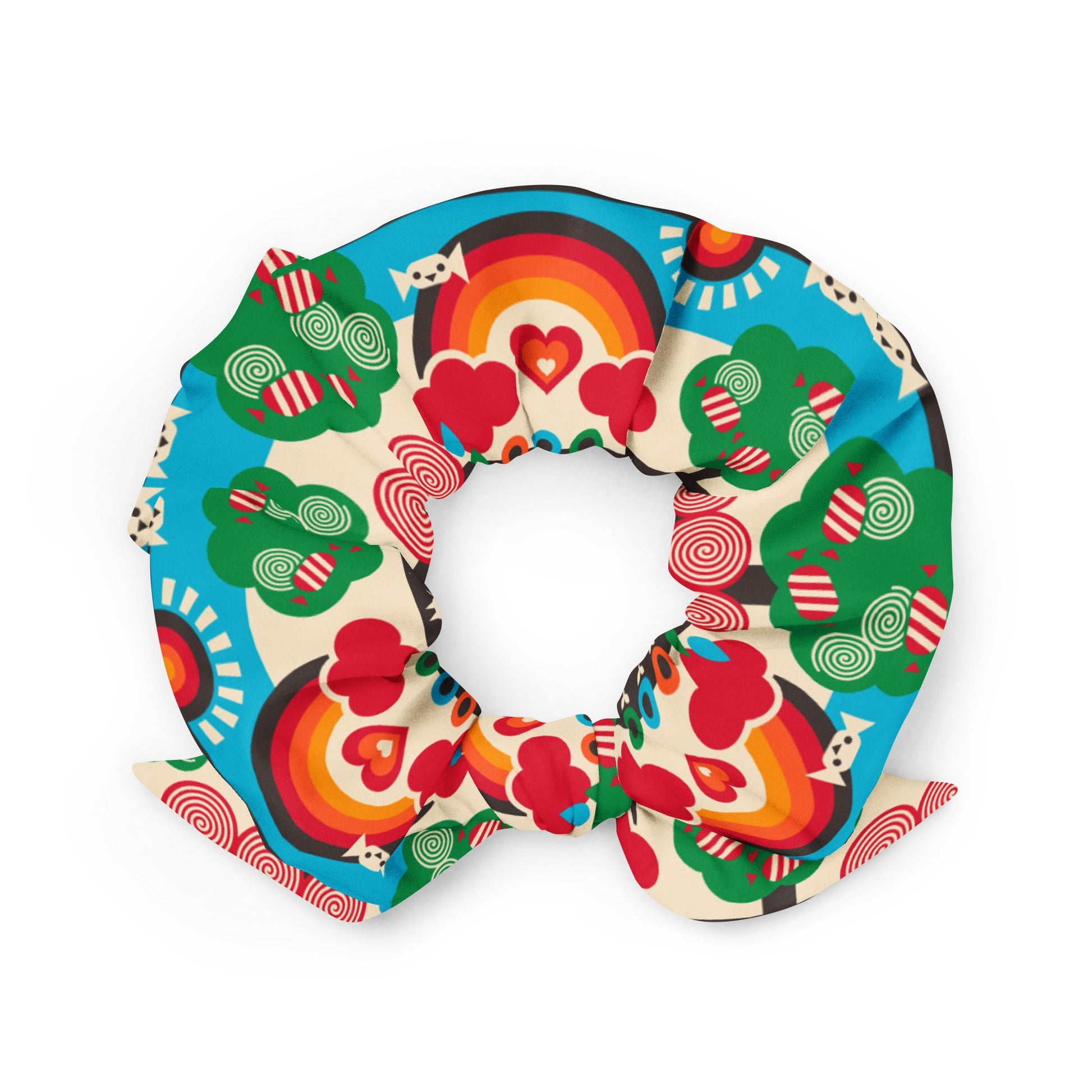 Scrunchie - SWEET DAYS - Vintage candy print