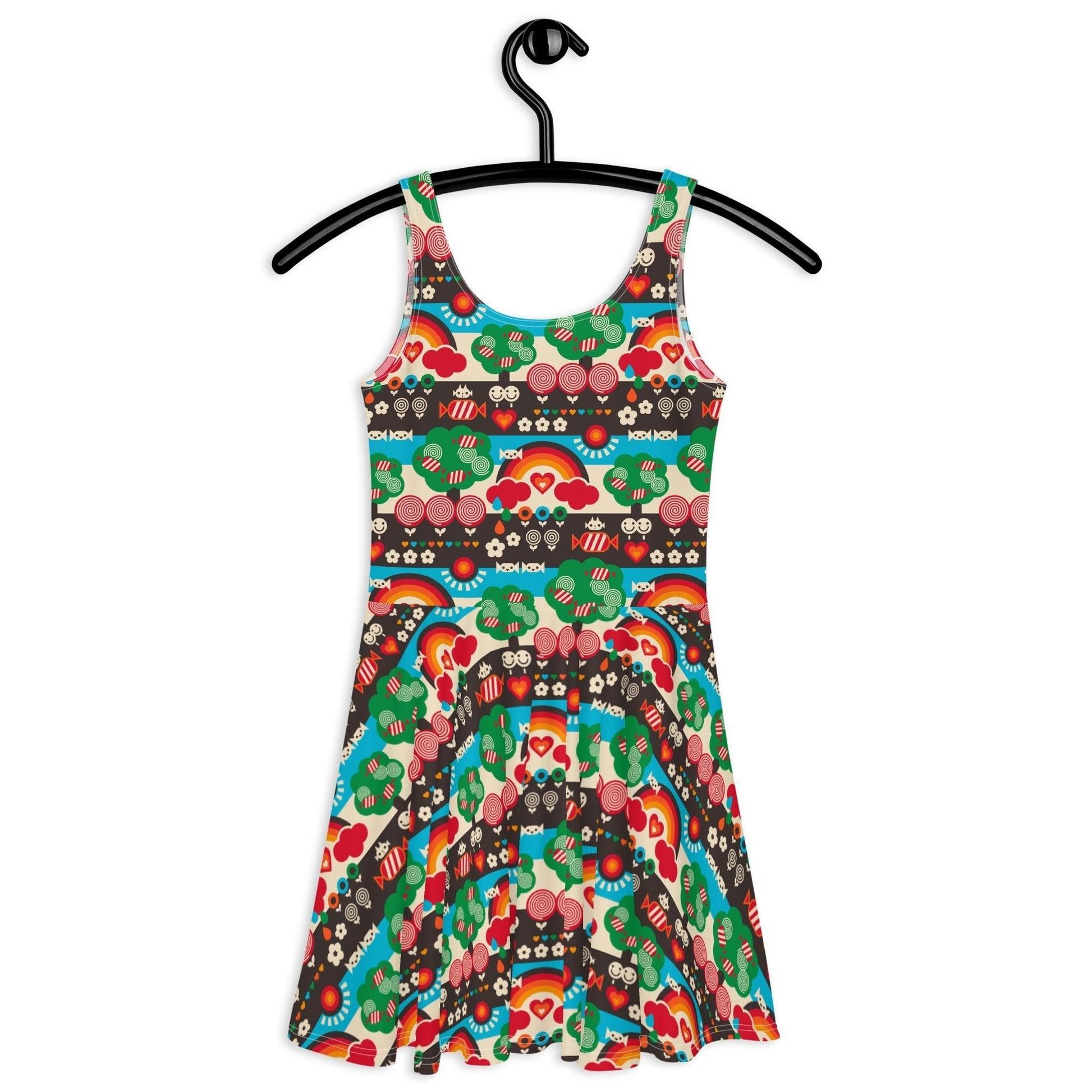 Skater dress - SWEET DAYS - Vintage candy print