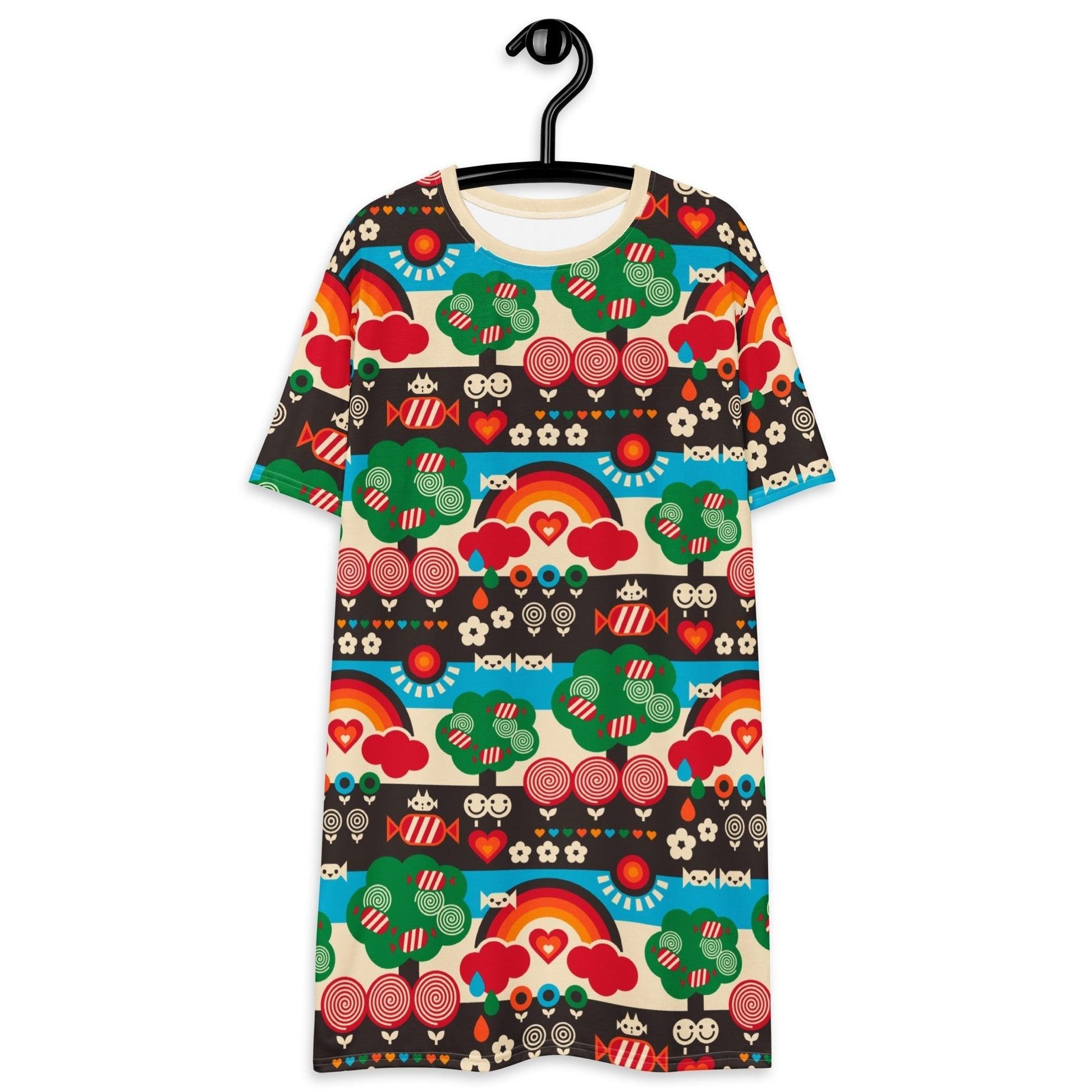 T-shirt dress - SWEET DAYS - Vintage candy print 6XL