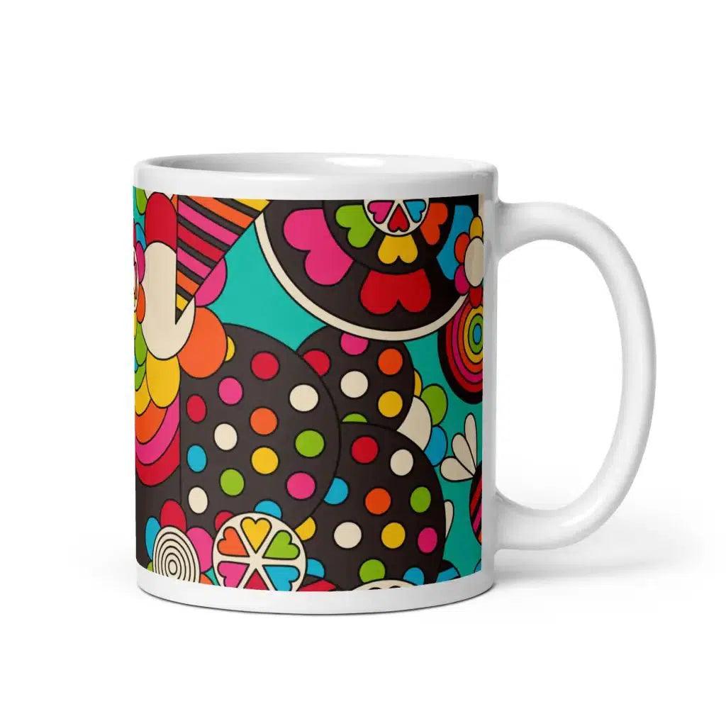 Mug - SWEET FREAK mint - Playful sweet treats print