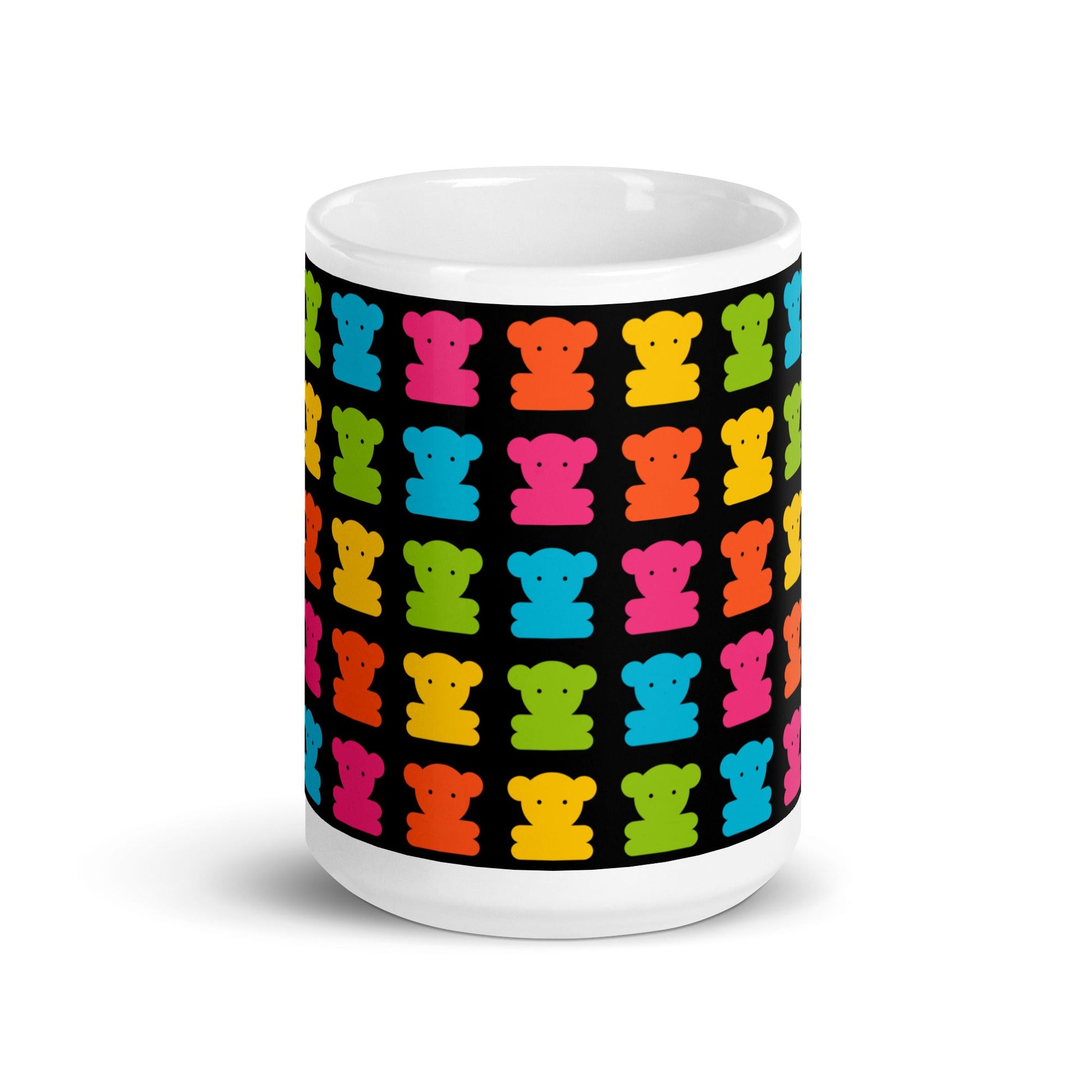 Mug - SWEET TEDDY black - Cute teddy bear print