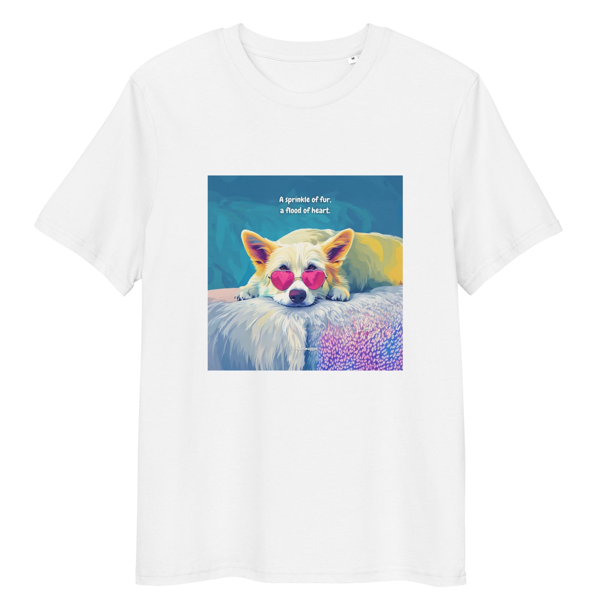 T-Shirt - A sprinkle of fur, a flood of heart White