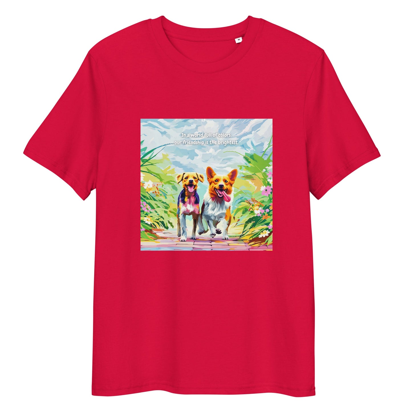 T-Shirt - In a world full of colors, our friendship is the brightest Red
