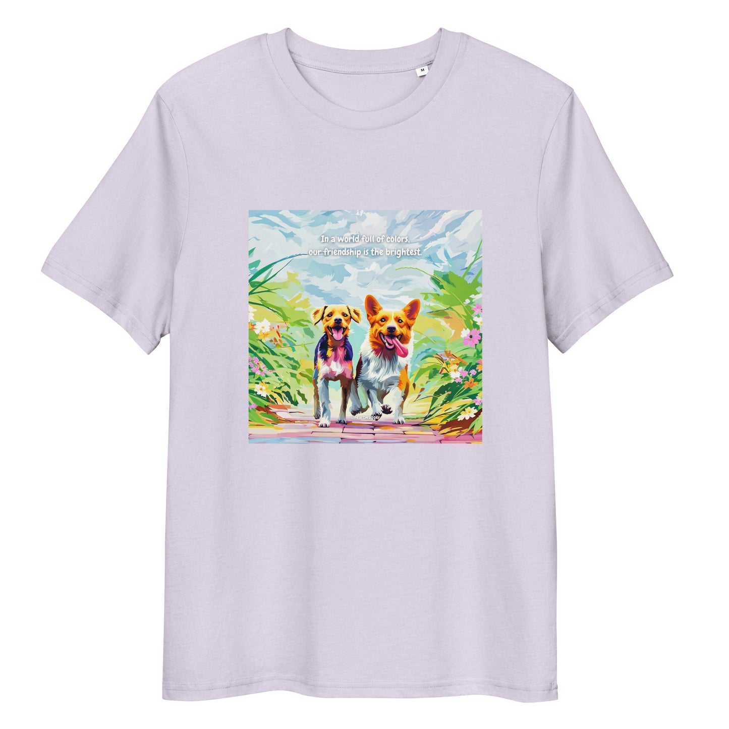 T-Shirt - In a world full of colors, our friendship is the brightest Lavender