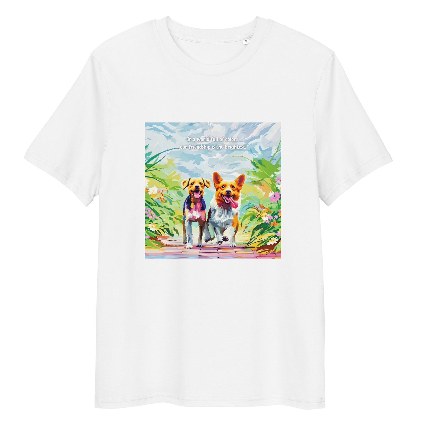 T-Shirt - In a world full of colors, our friendship is the brightest White
