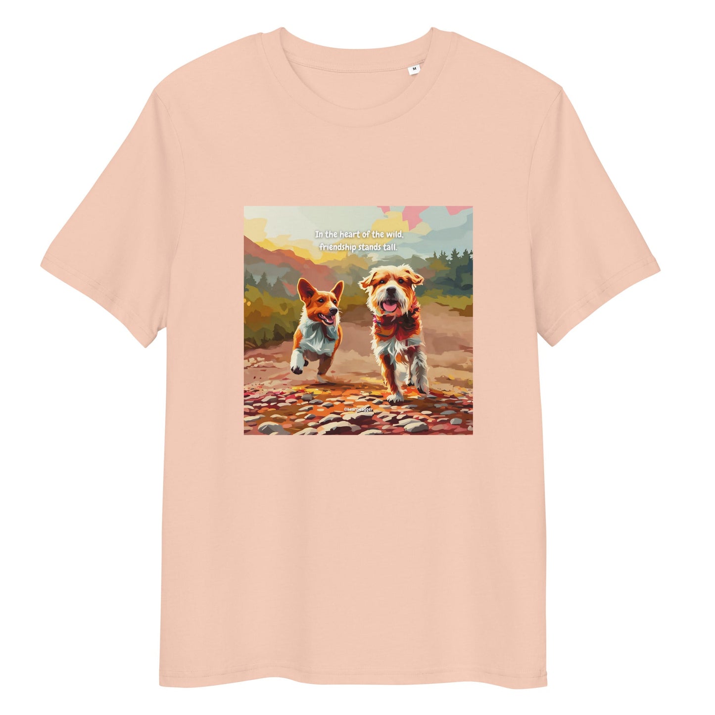 T-Shirt - In the heart of the wild, friendship stands tall Fraiche Peche
