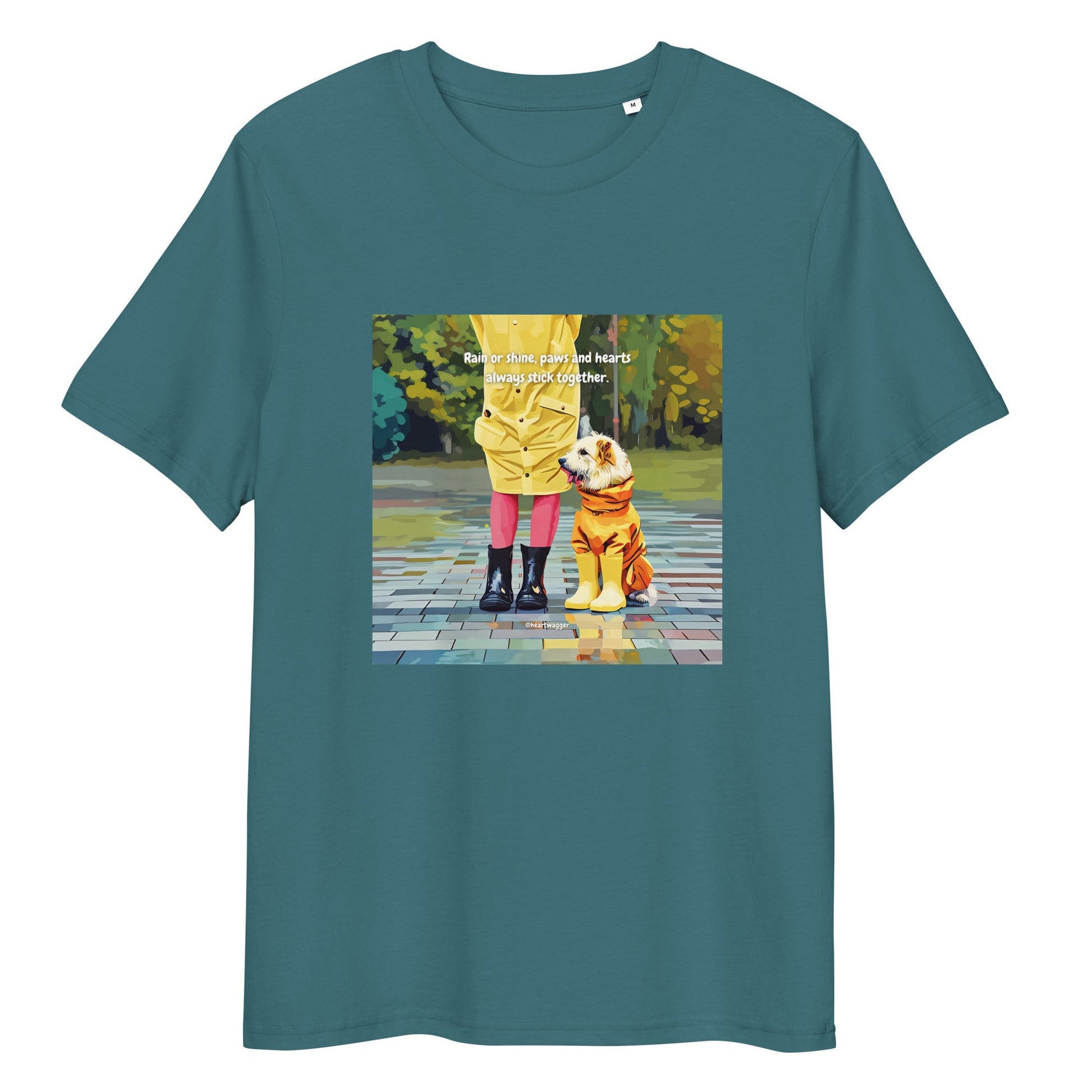 T-Shirt - Rain or shine, paws and hearts always stick together Stargazer