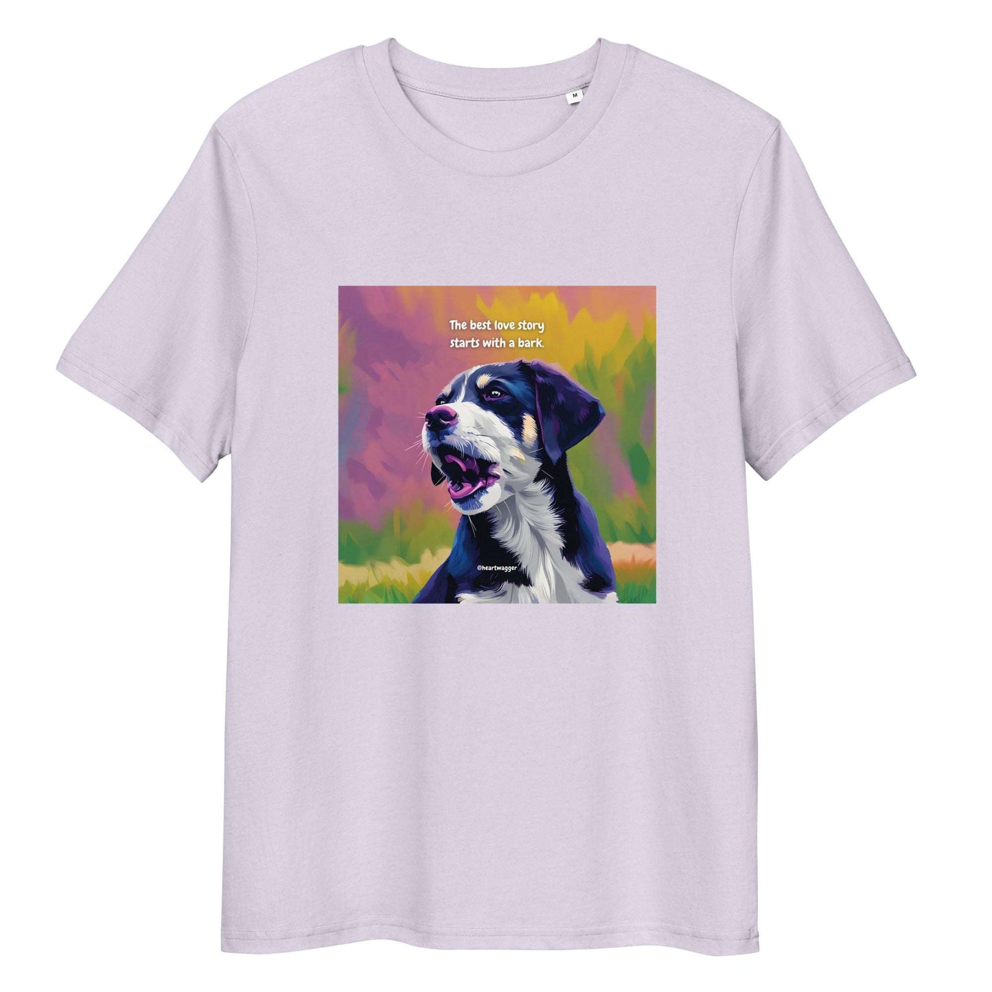 T-Shirt - The best love story starts with a bark Lavender