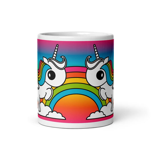 Mug - UNIQUE rainbow - Unicorns and rainbows print