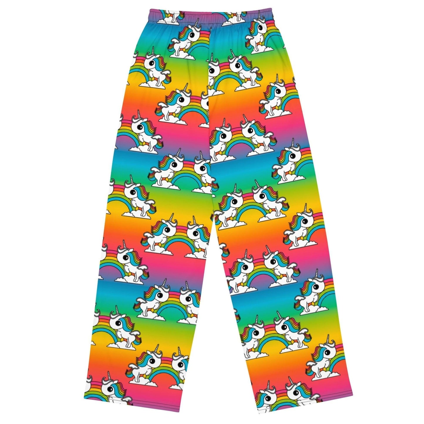 Pants - UNIQUE rainbow - Unicorns and rainbows print